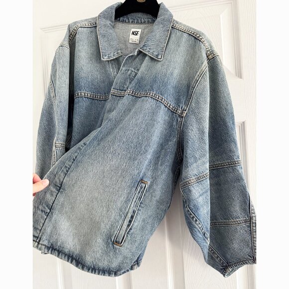 NSF "Welder" Denim Shirt/Jacket, size Small - Picture 5 of 7